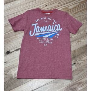 Life Styles LS Trademark Jamaica 1962 Graphic Tee Adult M Red Graphic T-Shirt